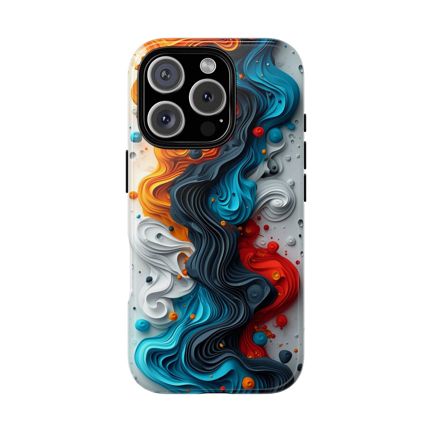 Vibrant Phone Case - Colorful Abstract Design, Tough Case for Protection, Unique Gift for Art Lovers, Stylish Cell Phone Accessory