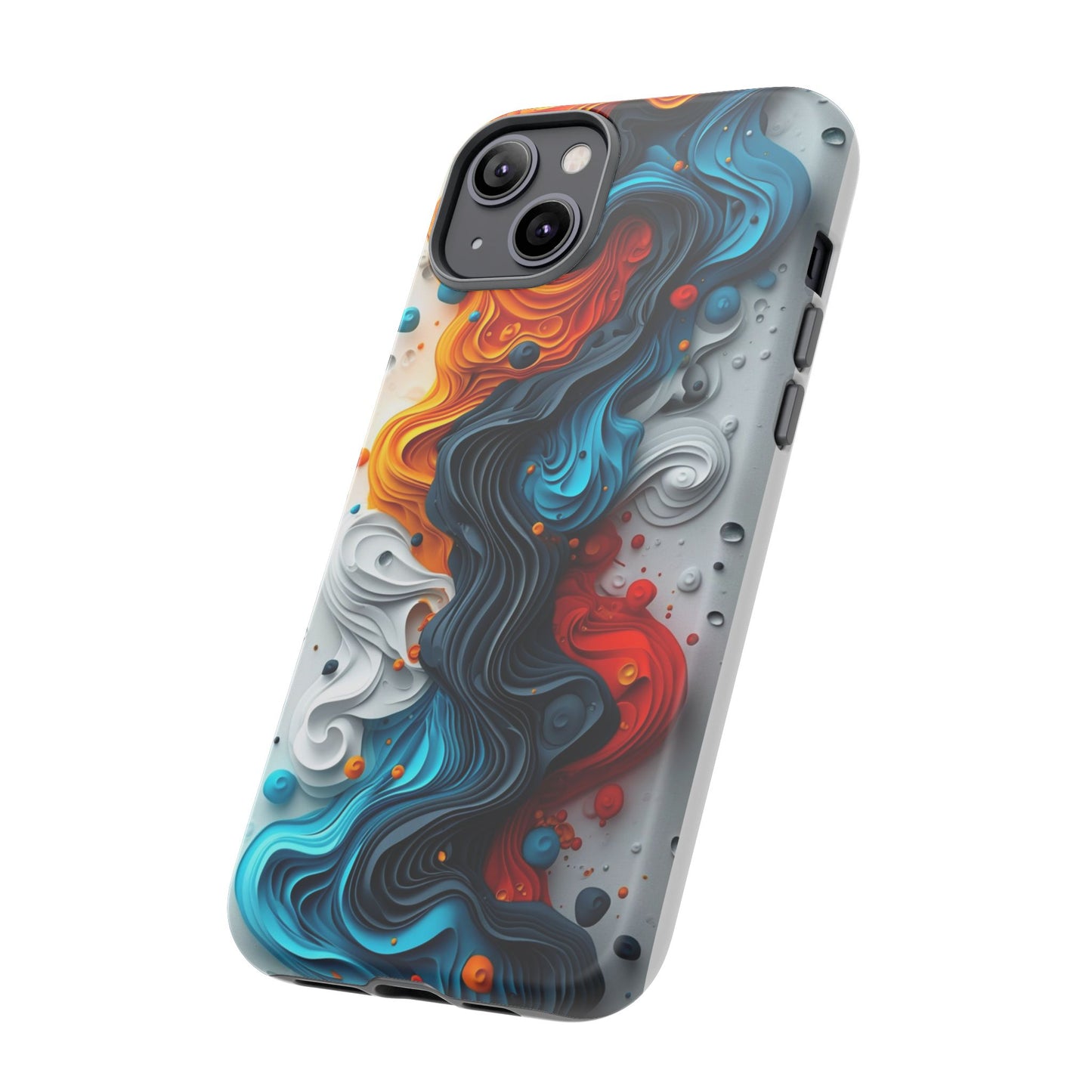Vibrant Phone Case - Colorful Abstract Design, Tough Case for Protection, Unique Gift for Art Lovers, Stylish Cell Phone Accessory