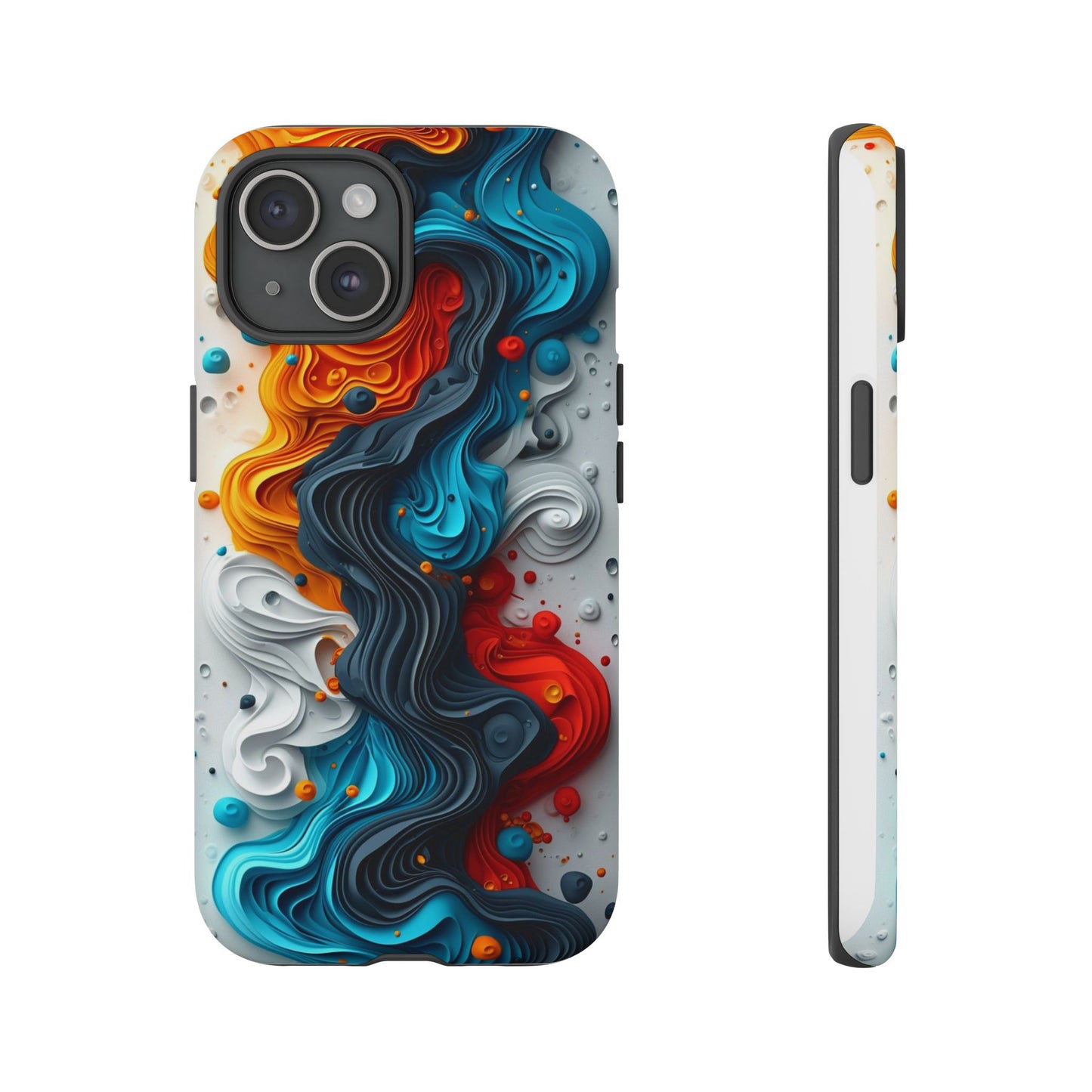 Vibrant Phone Case - Colorful Abstract Design, Tough Case for Protection, Unique Gift for Art Lovers, Stylish Cell Phone Accessory
