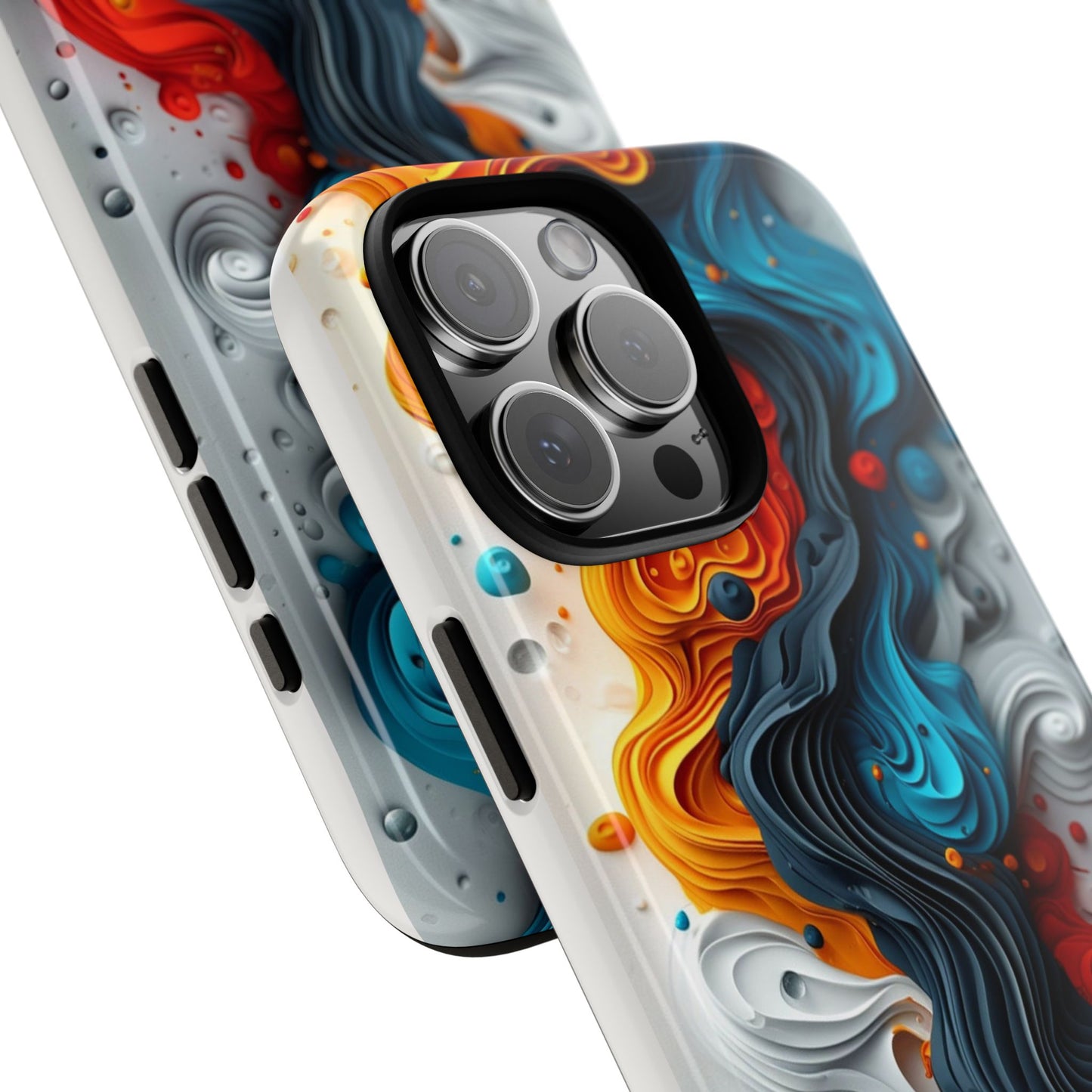 Vibrant Phone Case - Colorful Abstract Design, Tough Case for Protection, Unique Gift for Art Lovers, Stylish Cell Phone Accessory