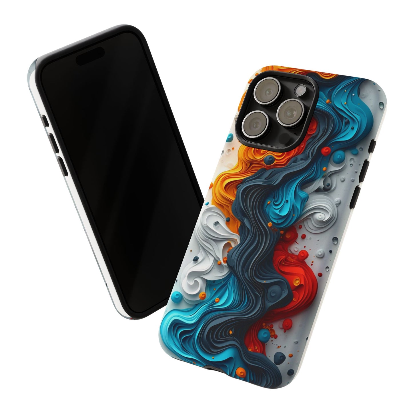 Vibrant Phone Case - Colorful Abstract Design, Tough Case for Protection, Unique Gift for Art Lovers, Stylish Cell Phone Accessory