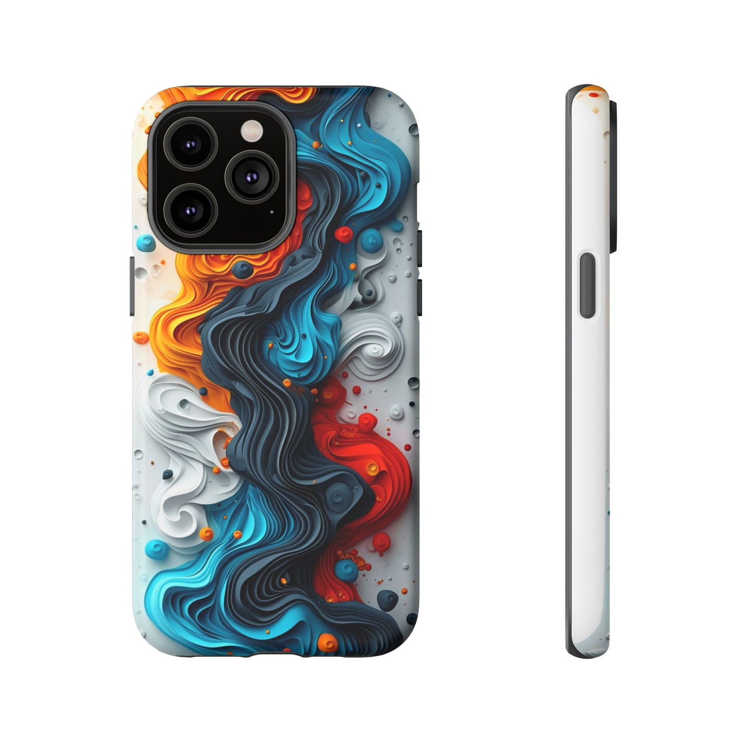 Vibrant Phone Case - Colorful Abstract Design, Tough Case for Protection, Unique Gift for Art Lovers, Stylish Cell Phone Accessory
