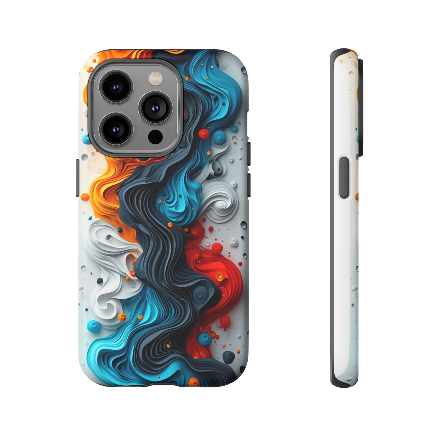 Vibrant Phone Case - Colorful Abstract Design, Tough Case for Protection, Unique Gift for Art Lovers, Stylish Cell Phone Accessory