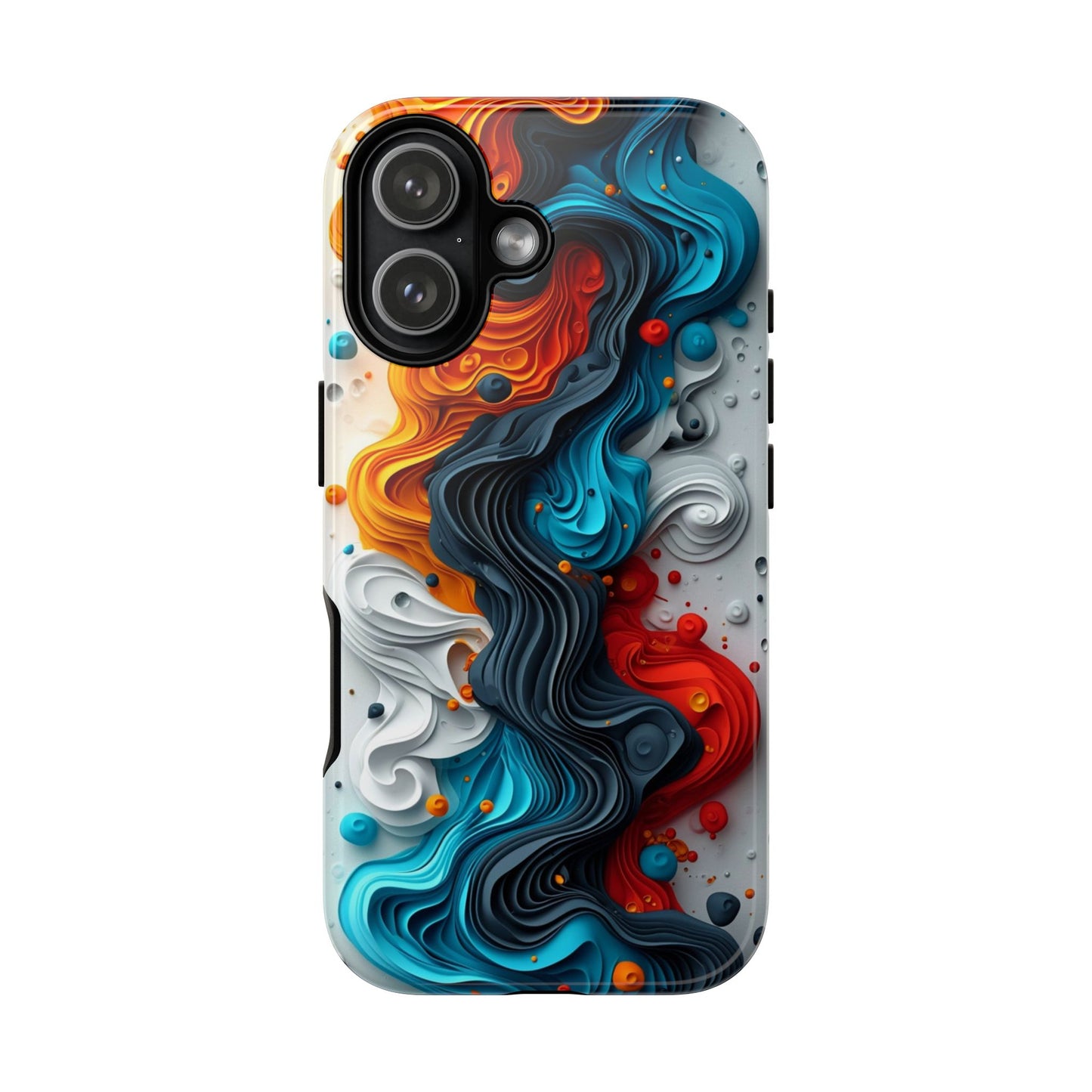 Vibrant Phone Case - Colorful Abstract Design, Tough Case for Protection, Unique Gift for Art Lovers, Stylish Cell Phone Accessory