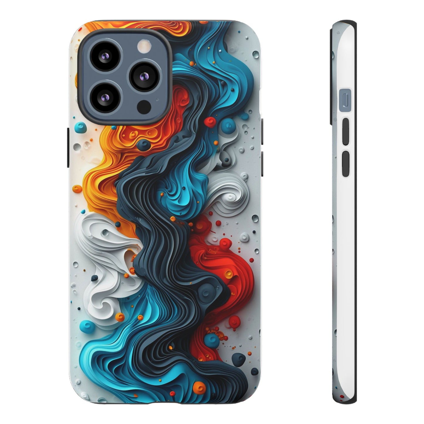 Vibrant Phone Case - Colorful Abstract Design, Tough Case for Protection, Unique Gift for Art Lovers, Stylish Cell Phone Accessory