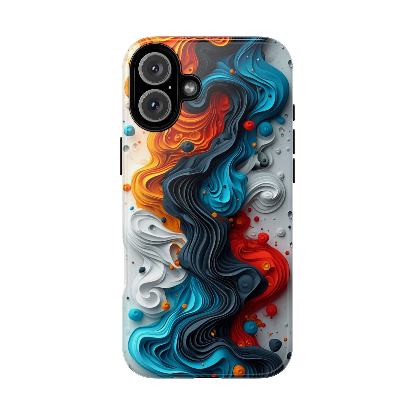 Vibrant Phone Case - Colorful Abstract Design, Tough Case for Protection, Unique Gift for Art Lovers, Stylish Cell Phone Accessory