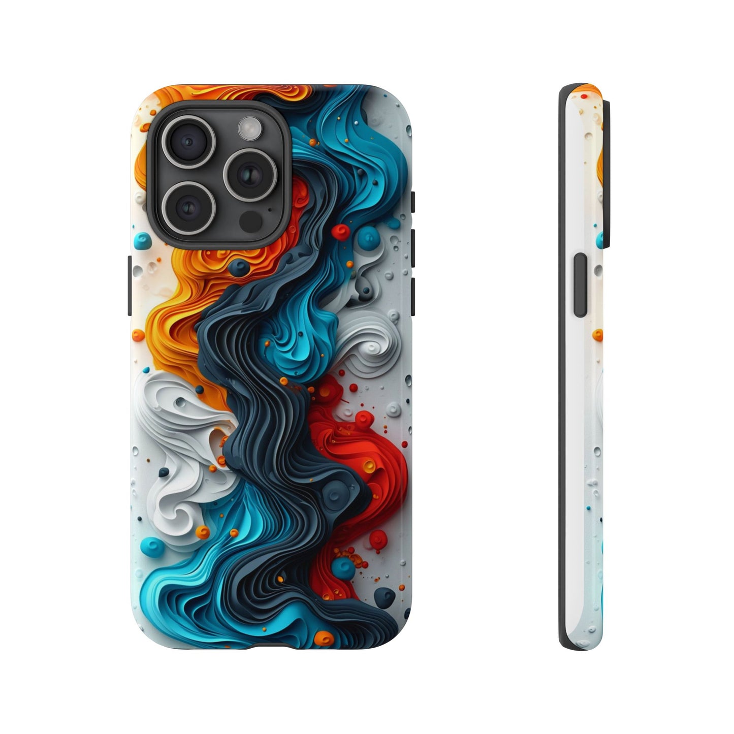 Vibrant Phone Case - Colorful Abstract Design, Tough Case for Protection, Unique Gift for Art Lovers, Stylish Cell Phone Accessory