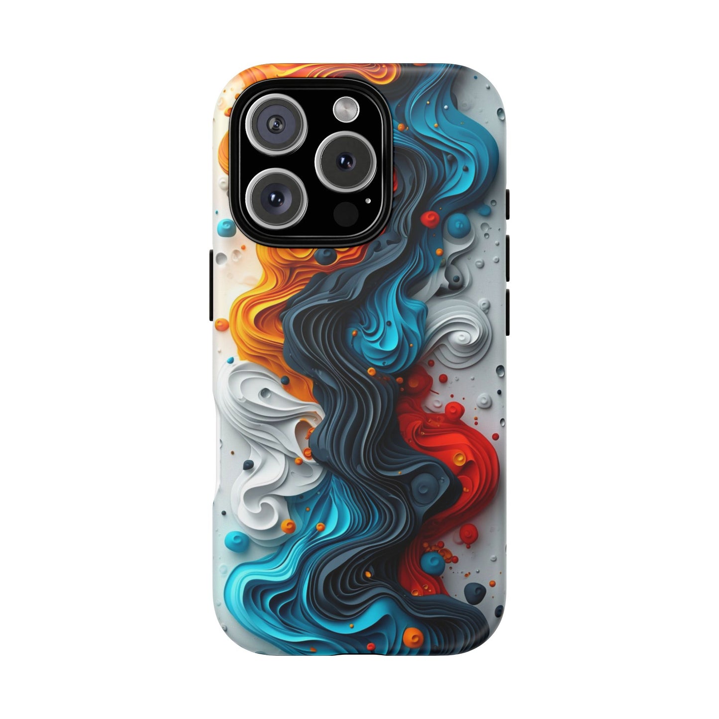 Vibrant Phone Case - Colorful Abstract Design, Tough Case for Protection, Unique Gift for Art Lovers, Stylish Cell Phone Accessory