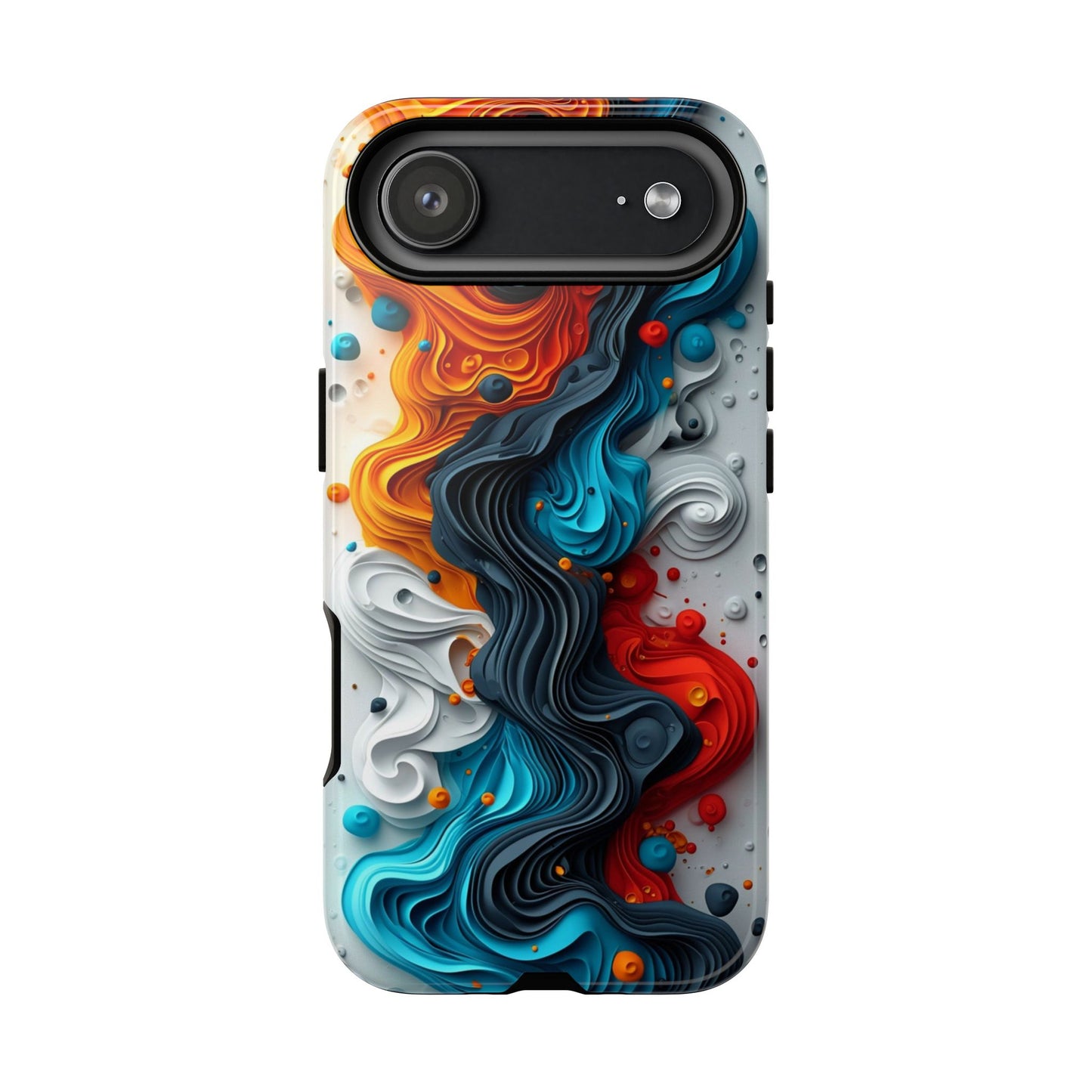 Vibrant Phone Case - Colorful Abstract Design, Tough Case for Protection, Unique Gift for Art Lovers, Stylish Cell Phone Accessory