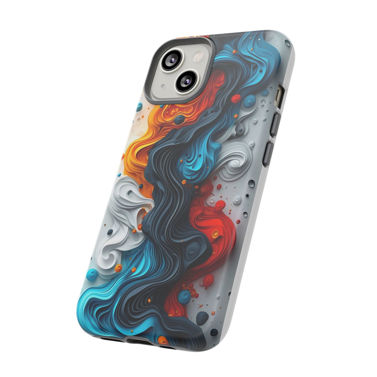 Vibrant Phone Case - Colorful Abstract Design, Tough Case for Protection, Unique Gift for Art Lovers, Stylish Cell Phone Accessory