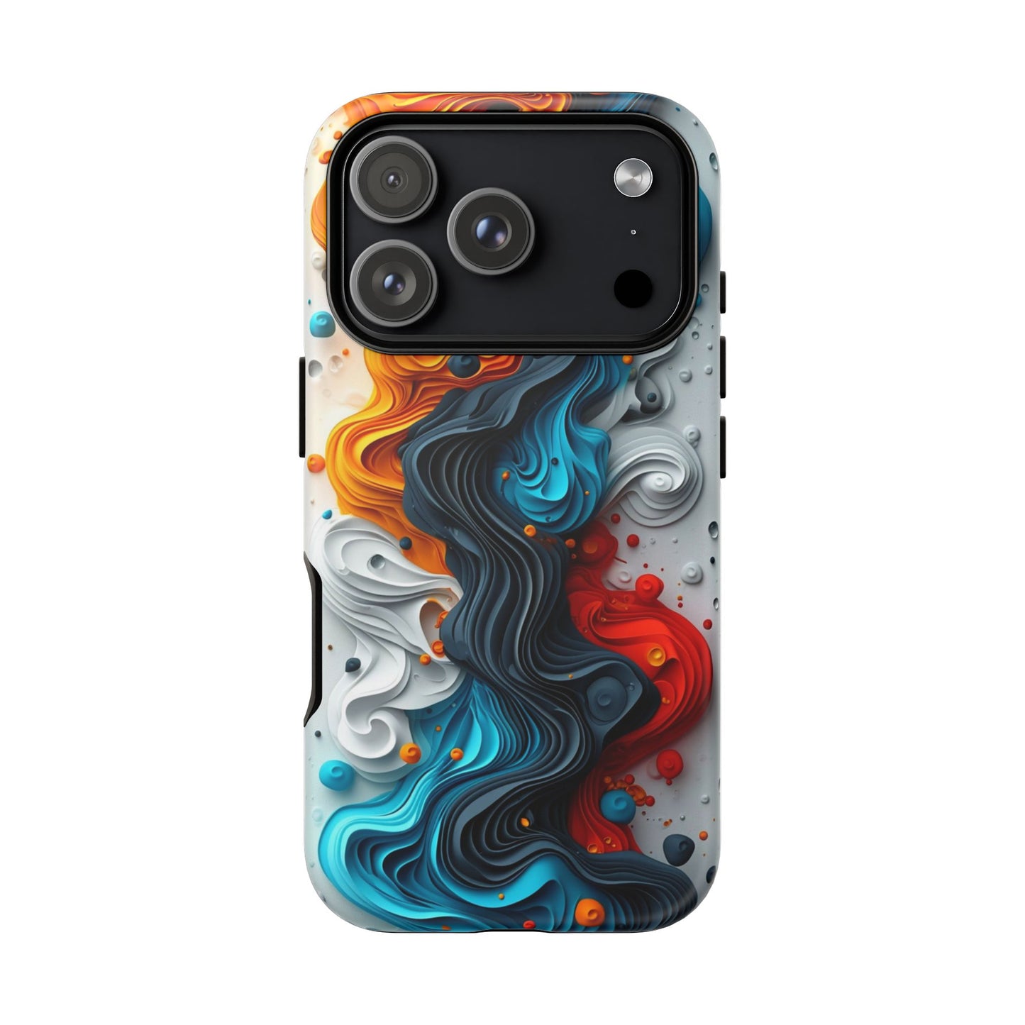 Vibrant Phone Case - Colorful Abstract Design, Tough Case for Protection, Unique Gift for Art Lovers, Stylish Cell Phone Accessory