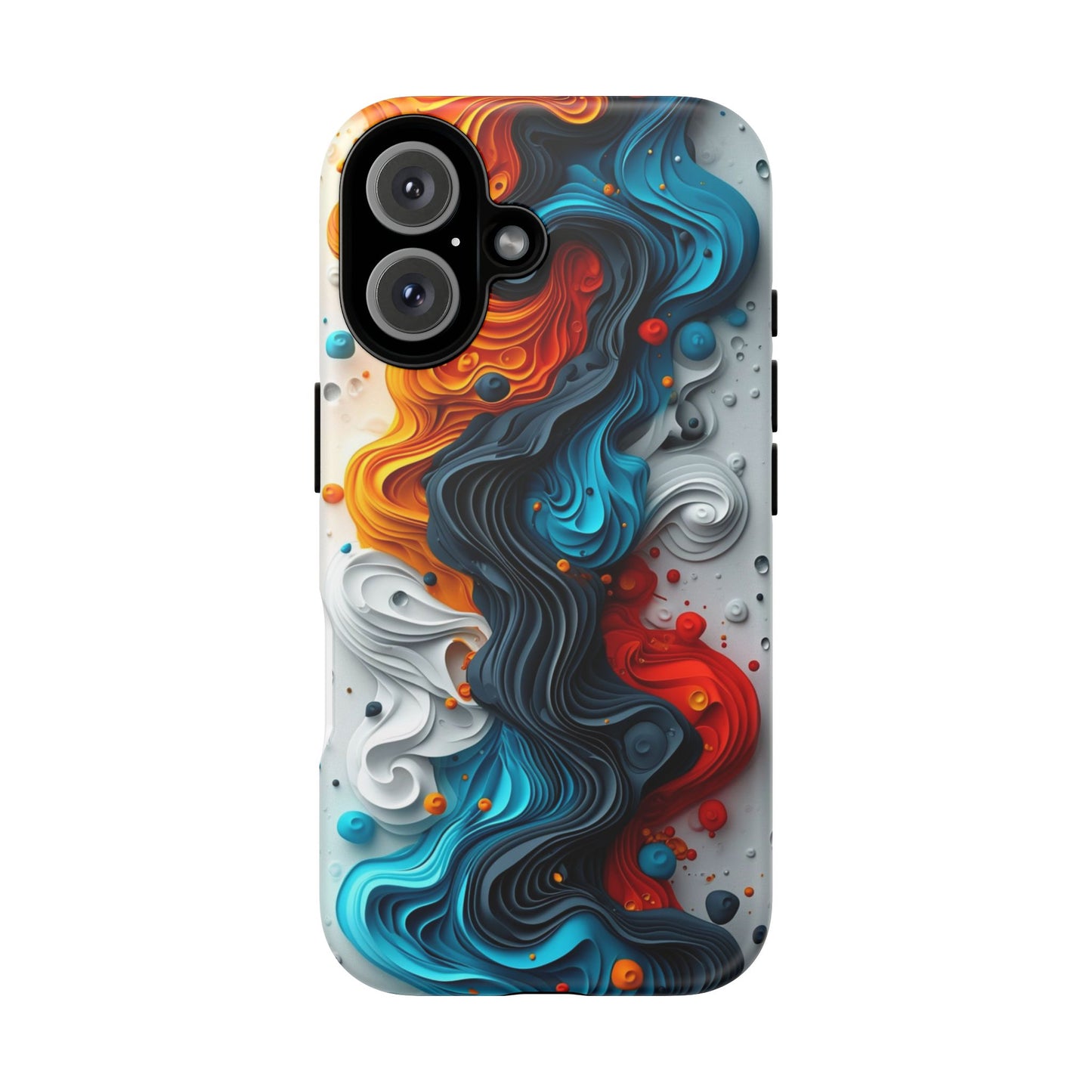 Vibrant Phone Case - Colorful Abstract Design, Tough Case for Protection, Unique Gift for Art Lovers, Stylish Cell Phone Accessory