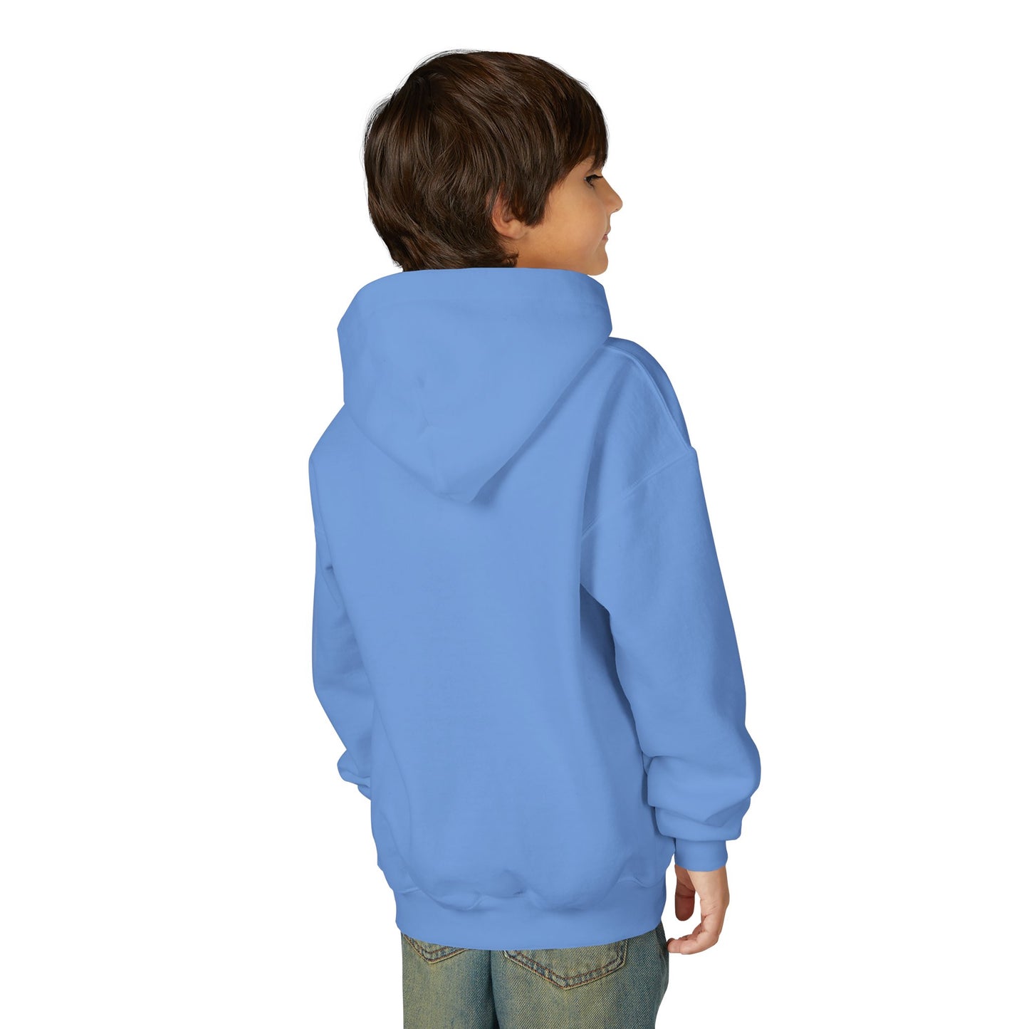 Youth Hooded Sweatshirt - Fresh & Fearless Graphic, Unique Gift for Kids, Casual Wear, Street Style, Comfort Apparel