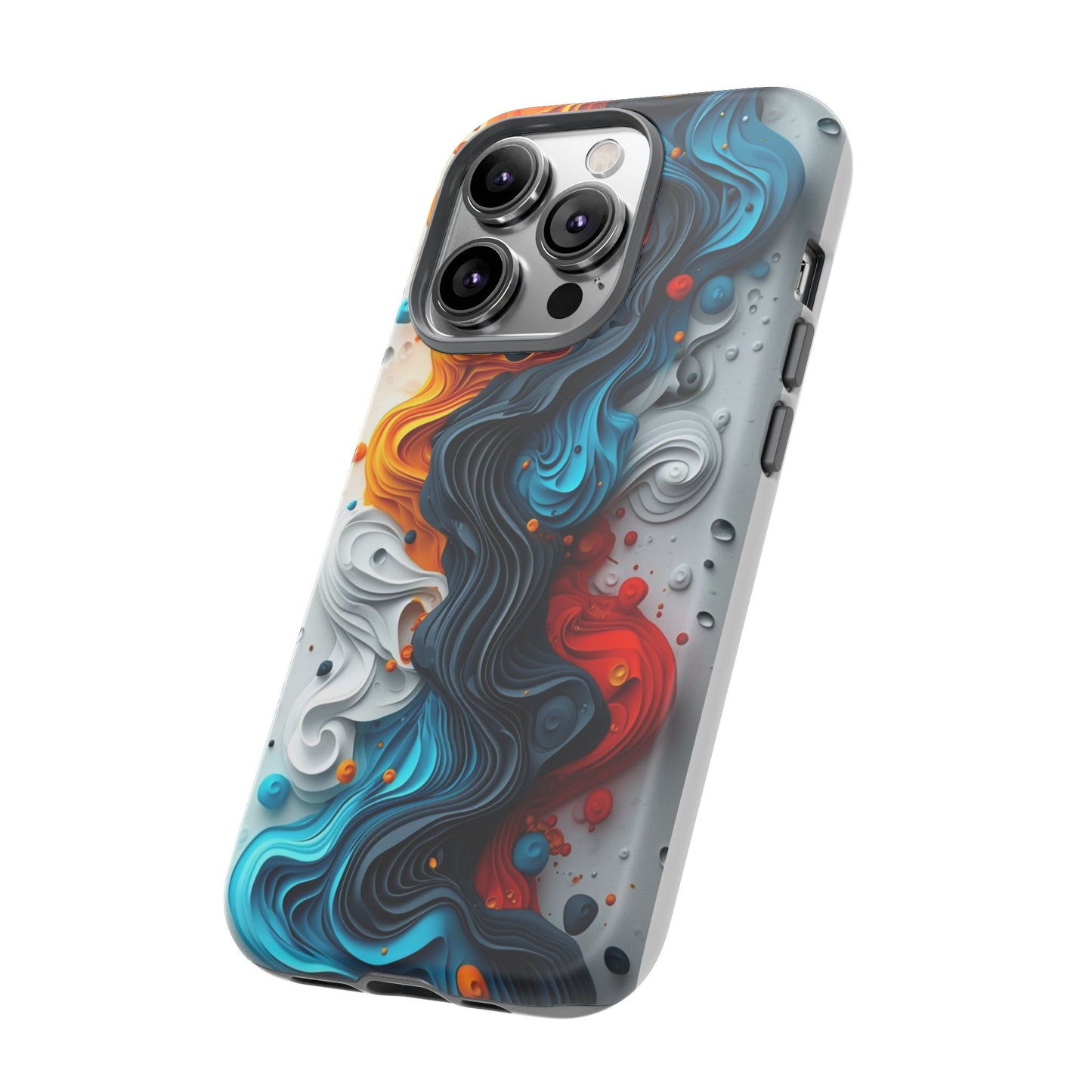 Vibrant Phone Case - Colorful Abstract Design, Tough Case for Protection, Unique Gift for Art Lovers, Stylish Cell Phone Accessory