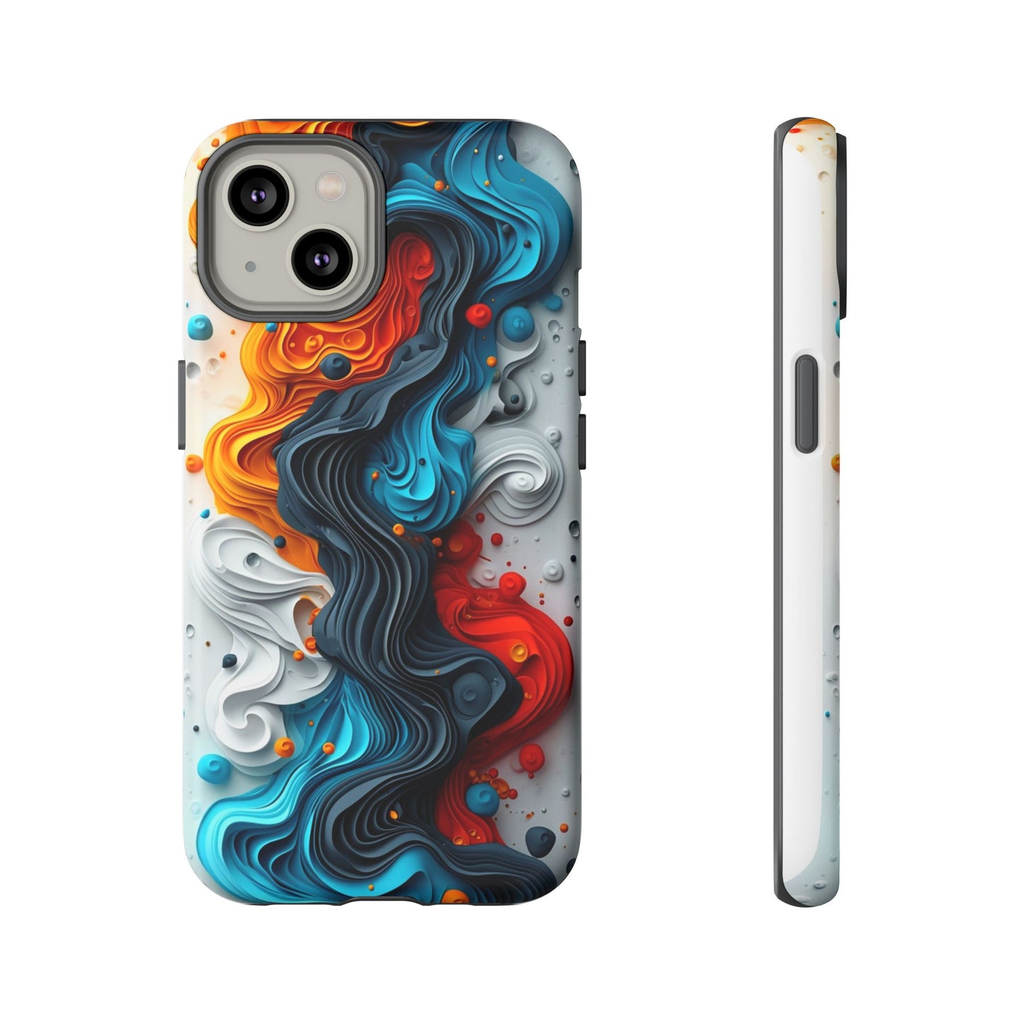 Vibrant Phone Case - Colorful Abstract Design, Tough Case for Protection, Unique Gift for Art Lovers, Stylish Cell Phone Accessory
