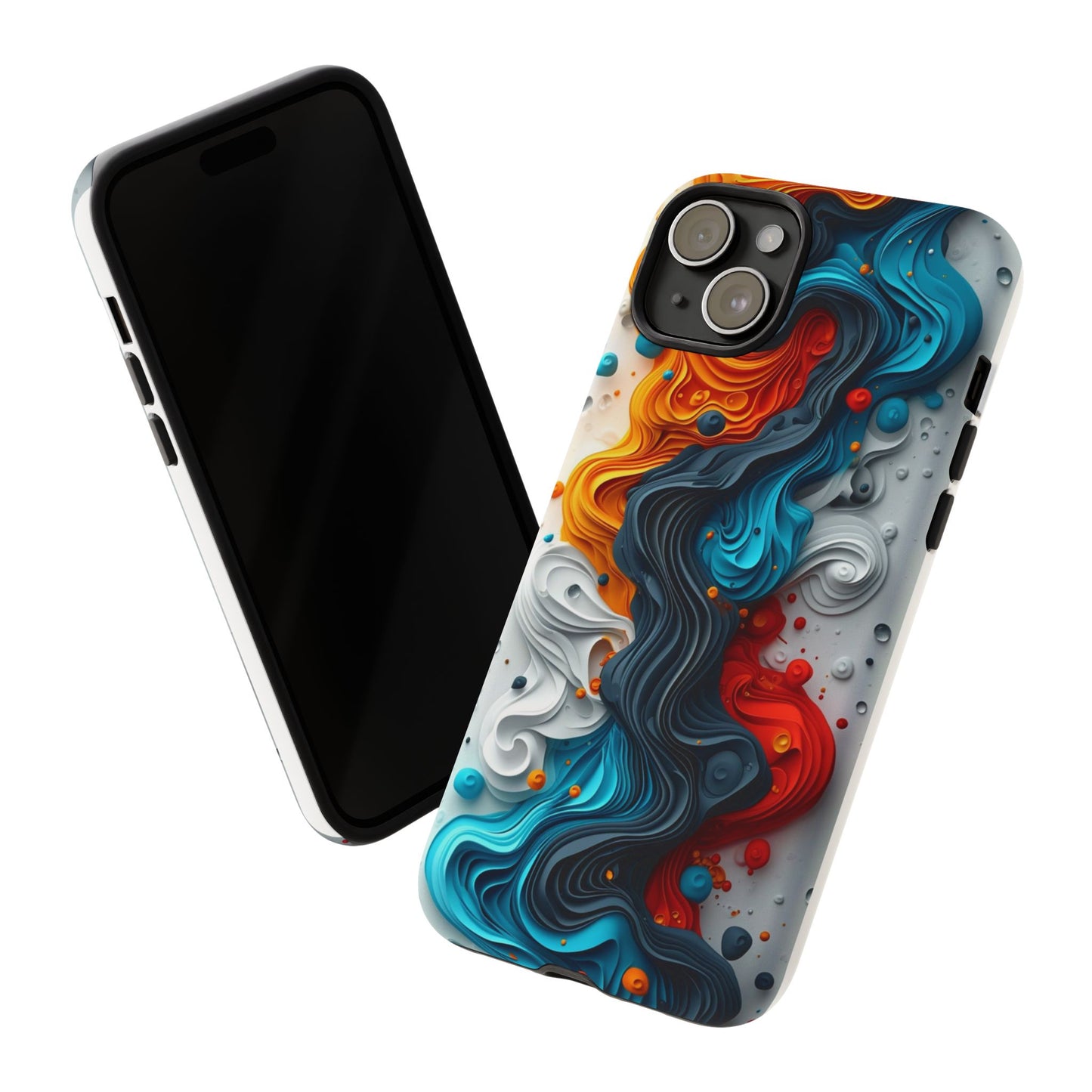 Vibrant Phone Case - Colorful Abstract Design, Tough Case for Protection, Unique Gift for Art Lovers, Stylish Cell Phone Accessory