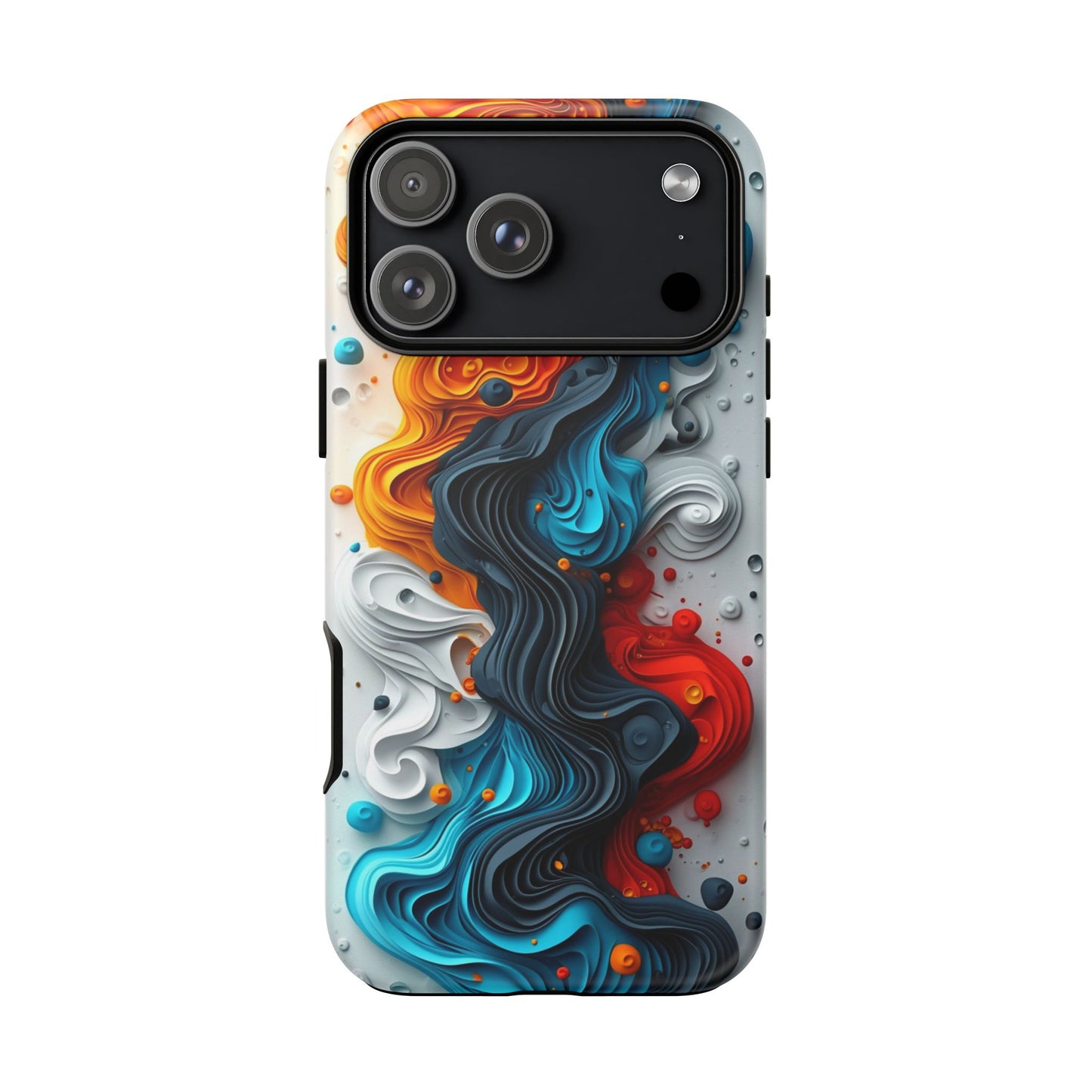Vibrant Phone Case - Colorful Abstract Design, Tough Case for Protection, Unique Gift for Art Lovers, Stylish Cell Phone Accessory