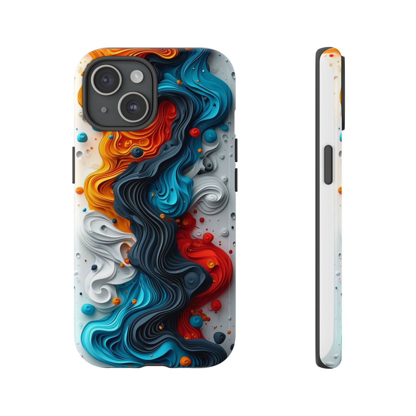 Vibrant Phone Case - Colorful Abstract Design, Tough Case for Protection, Unique Gift for Art Lovers, Stylish Cell Phone Accessory