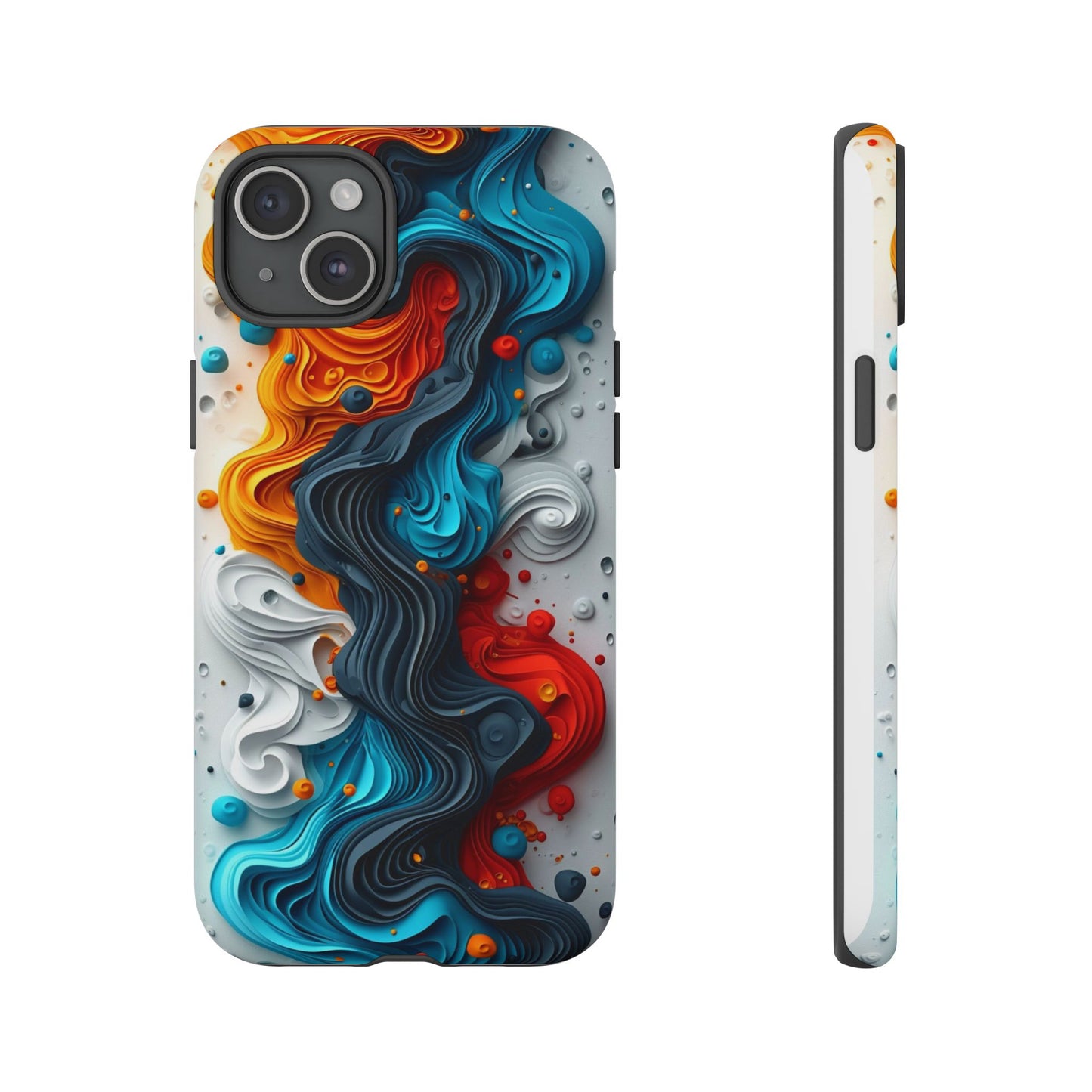 Vibrant Phone Case - Colorful Abstract Design, Tough Case for Protection, Unique Gift for Art Lovers, Stylish Cell Phone Accessory