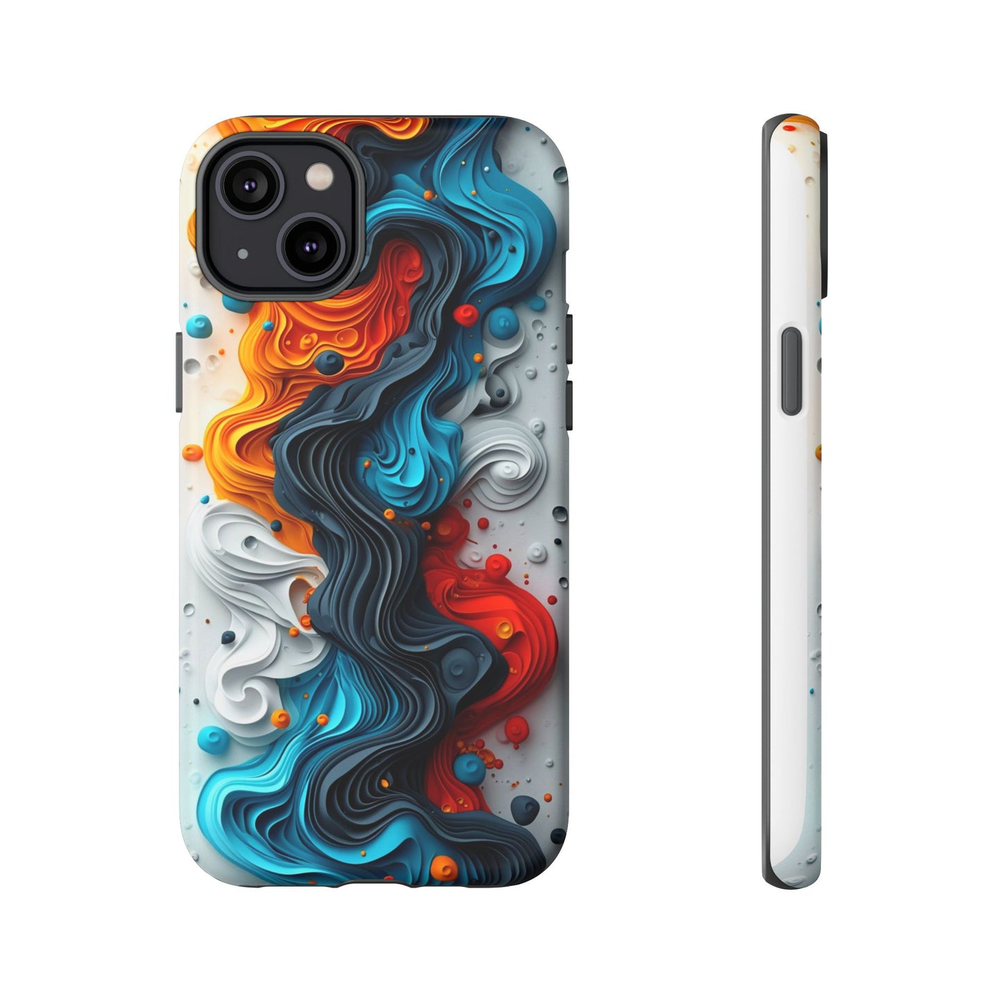 Vibrant Phone Case - Colorful Abstract Design, Tough Case for Protection, Unique Gift for Art Lovers, Stylish Cell Phone Accessory