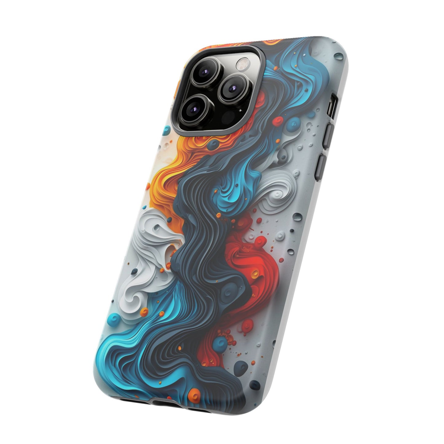 Vibrant Phone Case - Colorful Abstract Design, Tough Case for Protection, Unique Gift for Art Lovers, Stylish Cell Phone Accessory