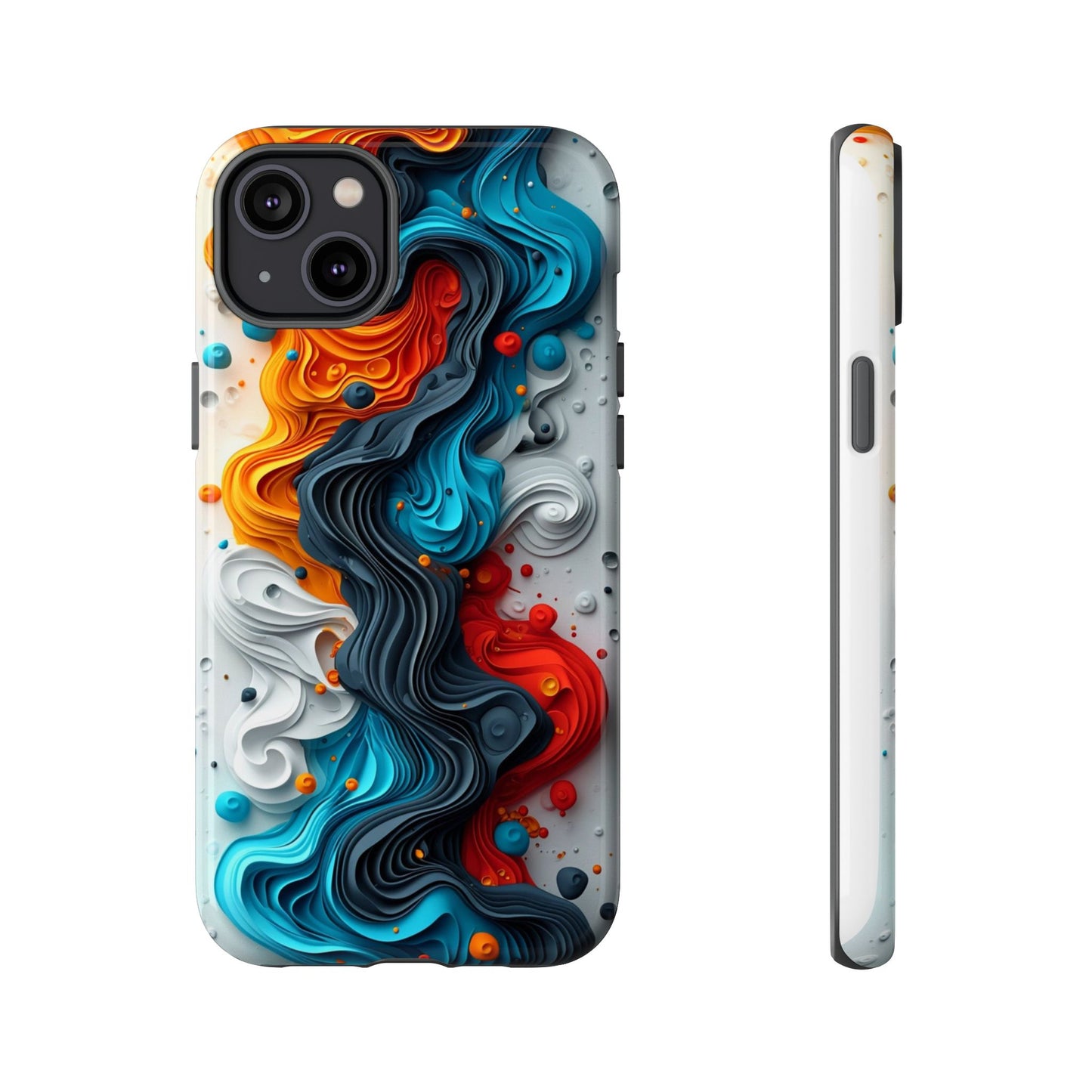 Vibrant Phone Case - Colorful Abstract Design, Tough Case for Protection, Unique Gift for Art Lovers, Stylish Cell Phone Accessory