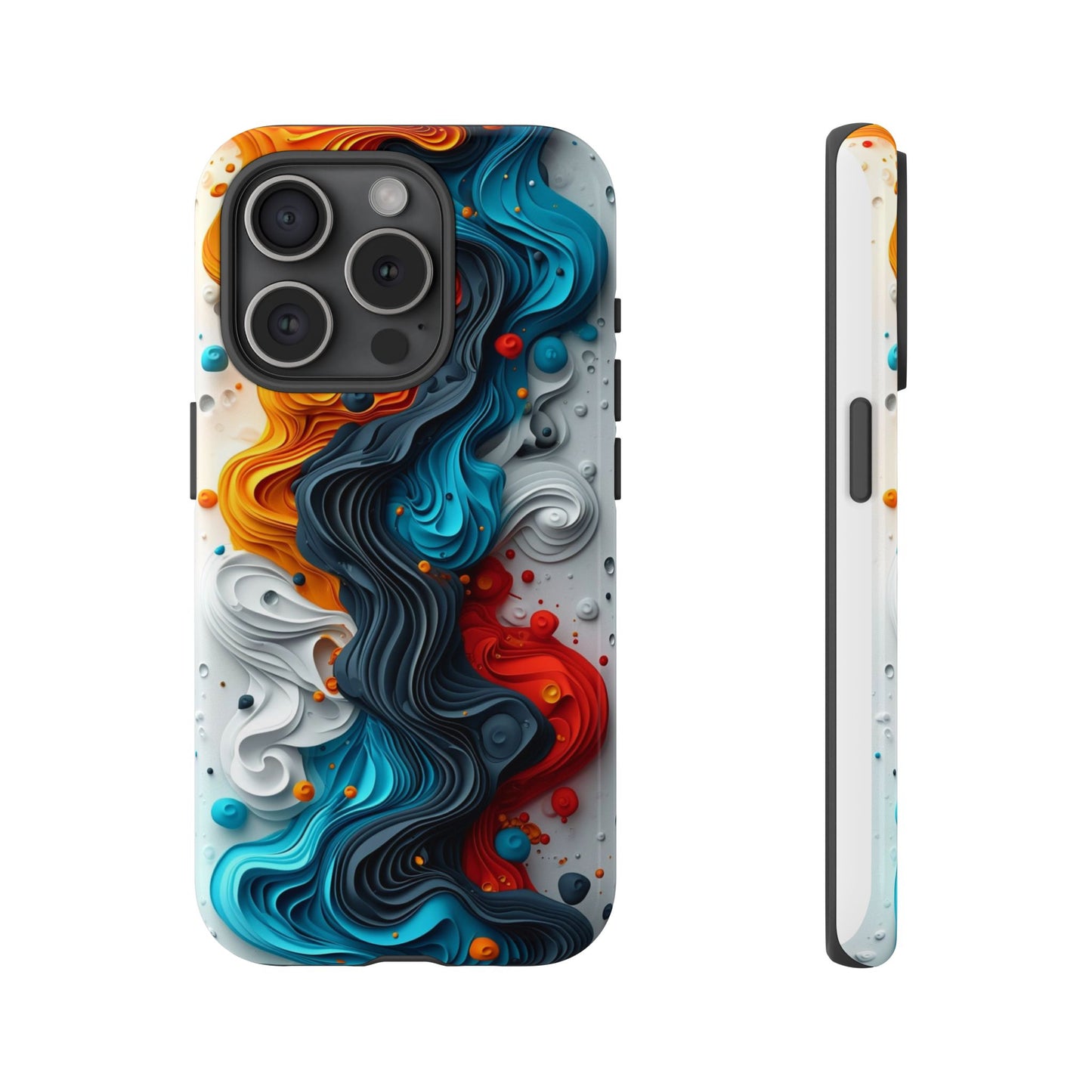 Vibrant Phone Case - Colorful Abstract Design, Tough Case for Protection, Unique Gift for Art Lovers, Stylish Cell Phone Accessory