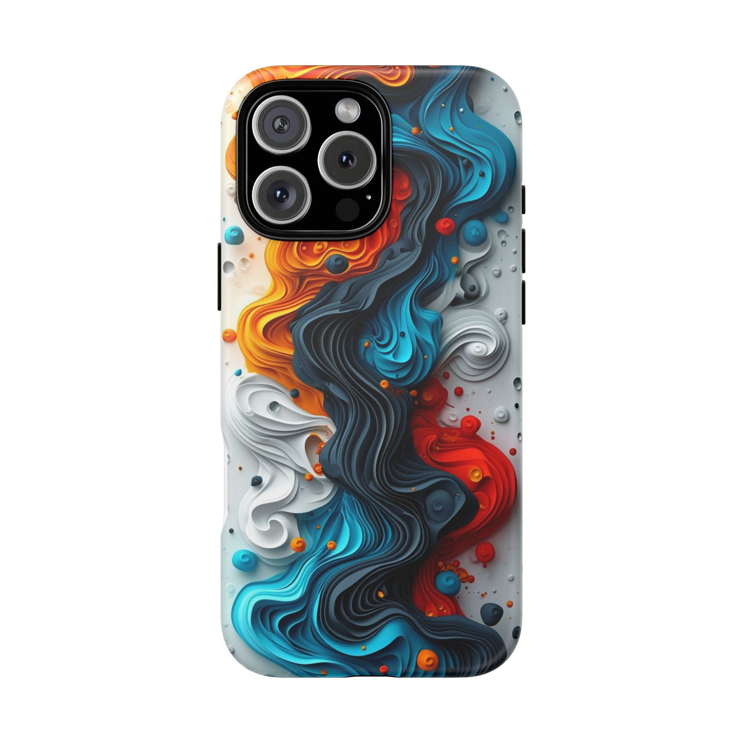 Vibrant Phone Case - Colorful Abstract Design, Tough Case for Protection, Unique Gift for Art Lovers, Stylish Cell Phone Accessory