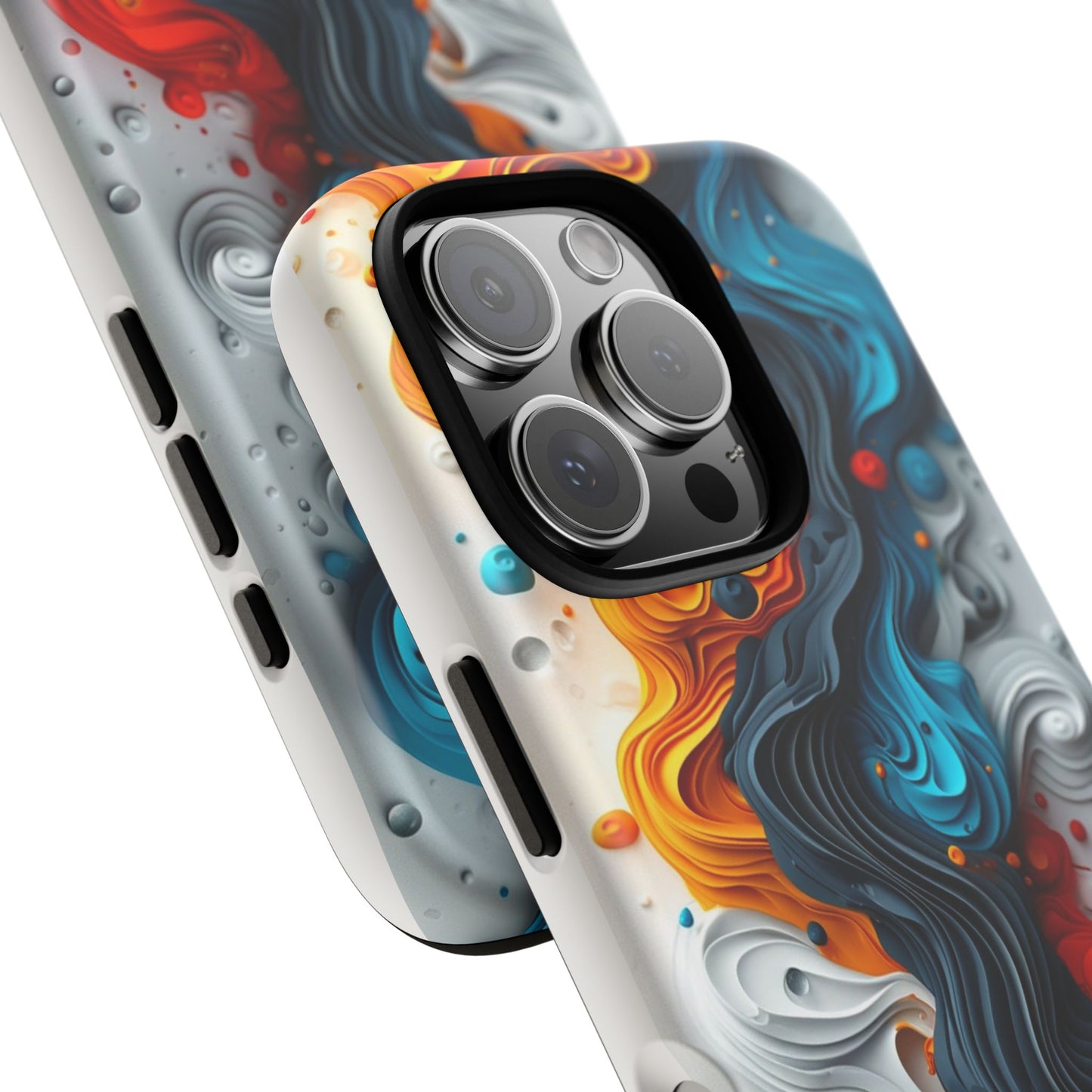 Vibrant Phone Case - Colorful Abstract Design, Tough Case for Protection, Unique Gift for Art Lovers, Stylish Cell Phone Accessory