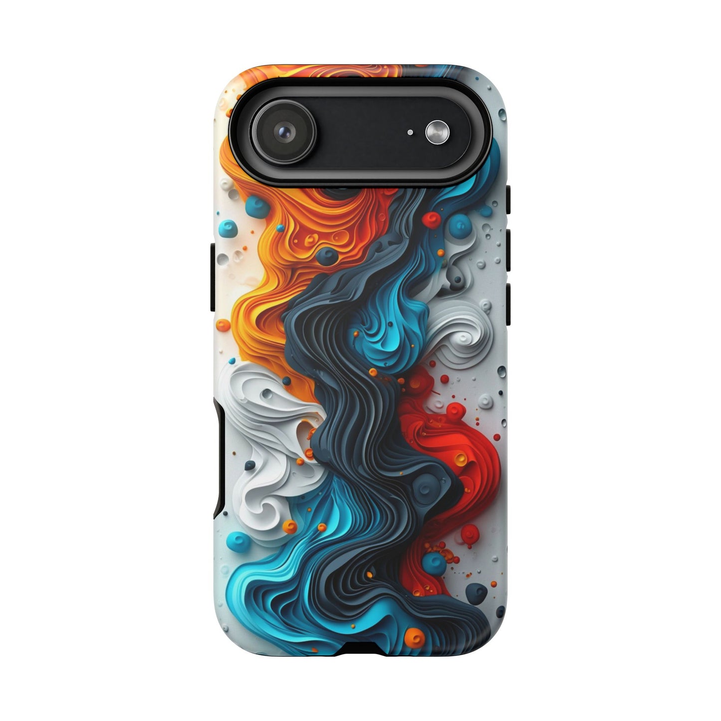 Vibrant Phone Case - Colorful Abstract Design, Tough Case for Protection, Unique Gift for Art Lovers, Stylish Cell Phone Accessory