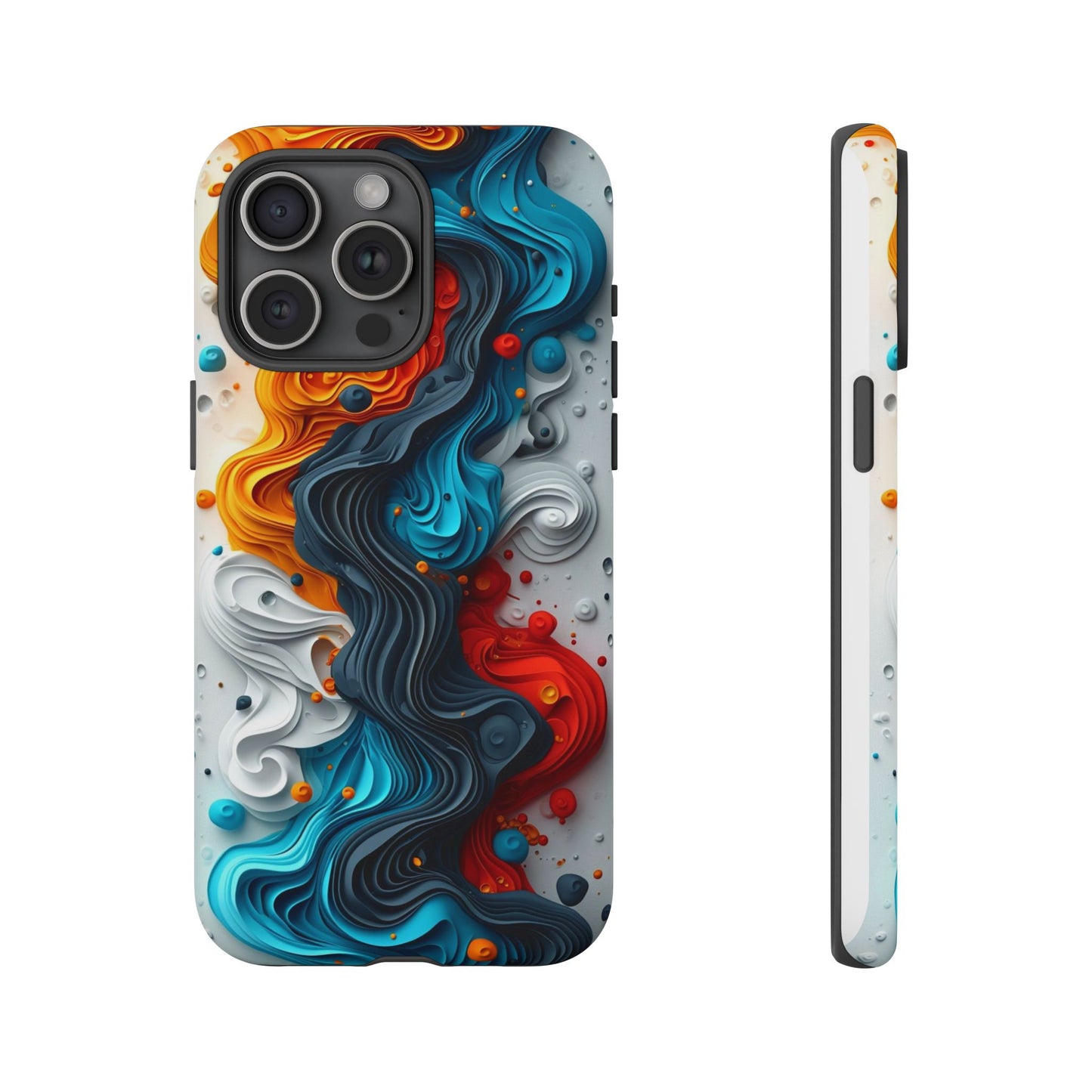 Vibrant Phone Case - Colorful Abstract Design, Tough Case for Protection, Unique Gift for Art Lovers, Stylish Cell Phone Accessory