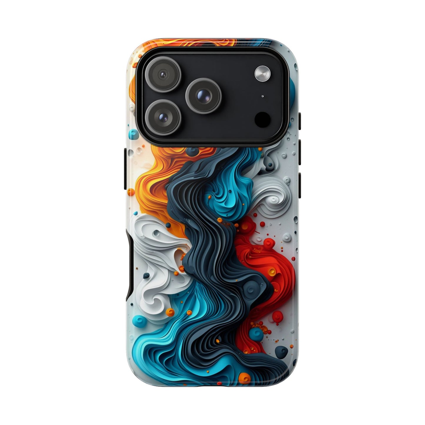 Vibrant Phone Case - Colorful Abstract Design, Tough Case for Protection, Unique Gift for Art Lovers, Stylish Cell Phone Accessory