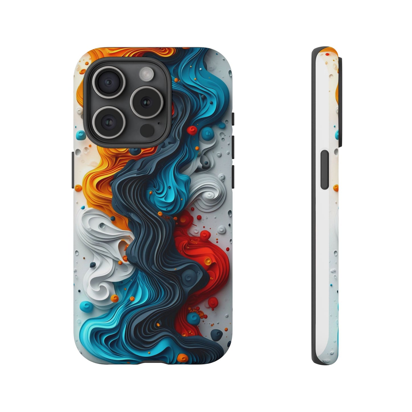 Vibrant Phone Case - Colorful Abstract Design, Tough Case for Protection, Unique Gift for Art Lovers, Stylish Cell Phone Accessory