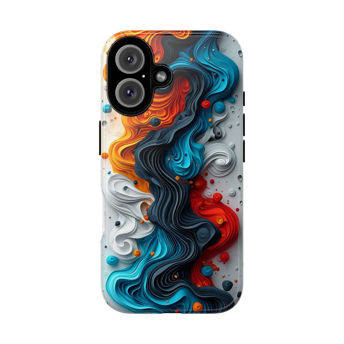 Vibrant Phone Case - Colorful Abstract Design, Tough Case for Protection, Unique Gift for Art Lovers, Stylish Cell Phone Accessory