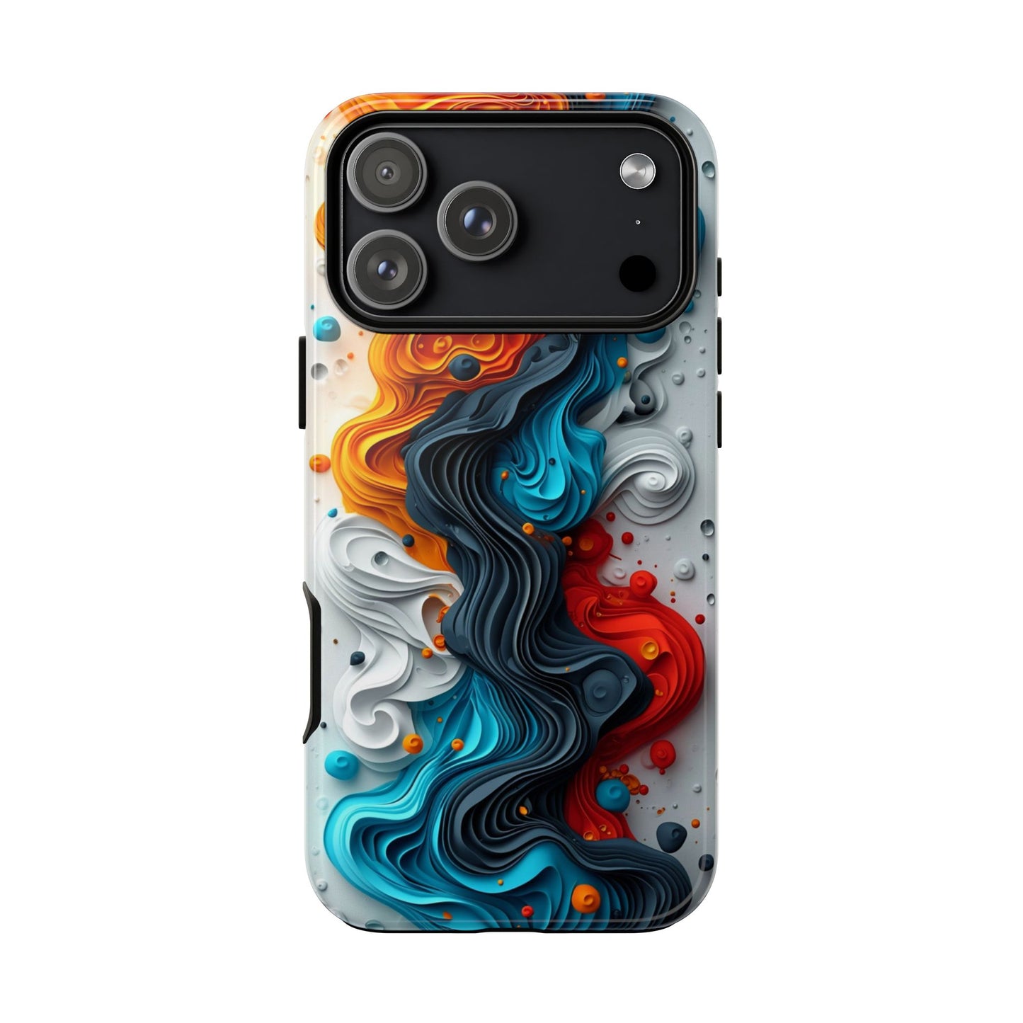 Vibrant Phone Case - Colorful Abstract Design, Tough Case for Protection, Unique Gift for Art Lovers, Stylish Cell Phone Accessory