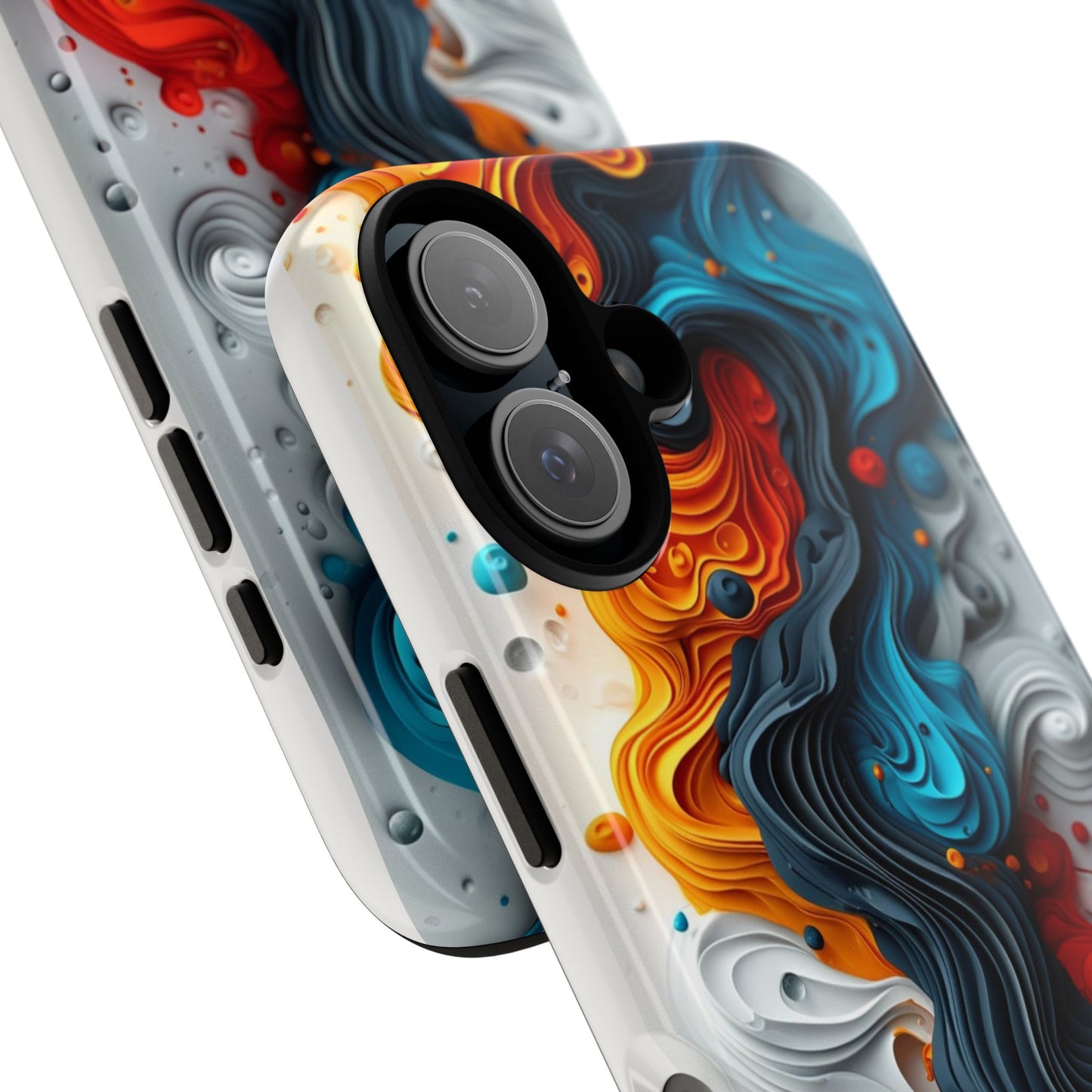 Vibrant Phone Case - Colorful Abstract Design, Tough Case for Protection, Unique Gift for Art Lovers, Stylish Cell Phone Accessory
