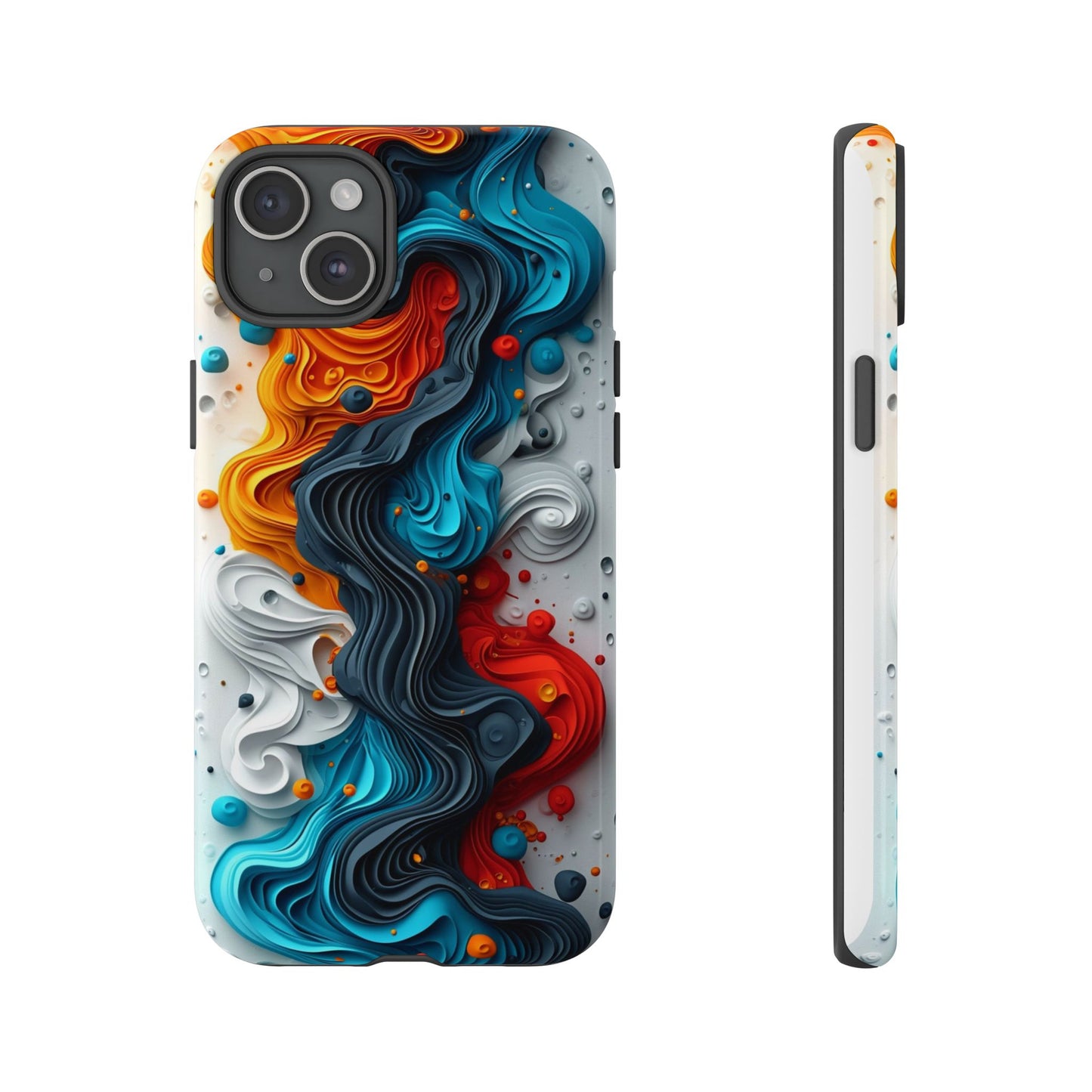 Vibrant Phone Case - Colorful Abstract Design, Tough Case for Protection, Unique Gift for Art Lovers, Stylish Cell Phone Accessory