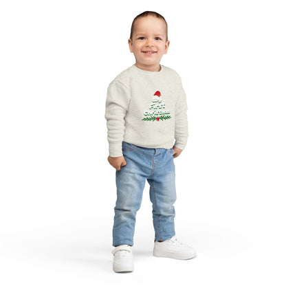 Toddler Merry First Christmas Santa Hat Holiday Sweatshirt