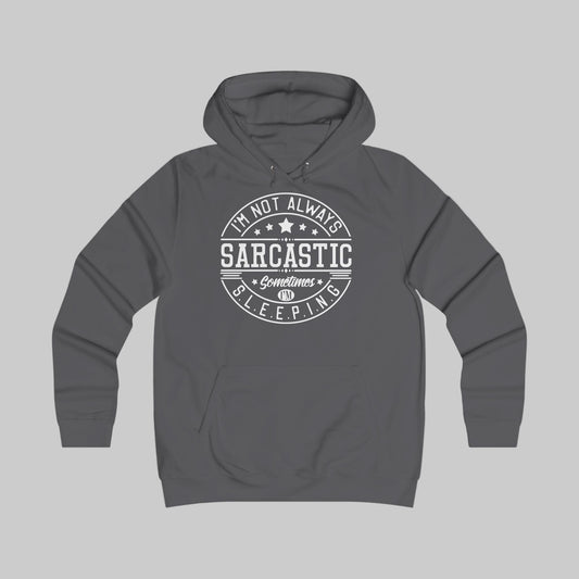Sarcastic College Hoodie - Ideal for Comfort & Style