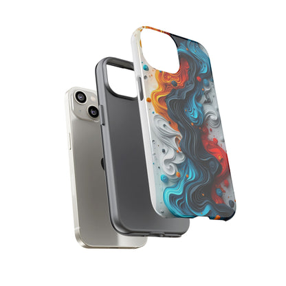 Vibrant Phone Case - Colorful Abstract Design, Tough Case for Protection, Unique Gift for Art Lovers, Stylish Cell Phone Accessory