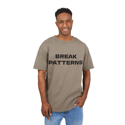 Men's Oversized - Break Patterns Statement T-Shirt