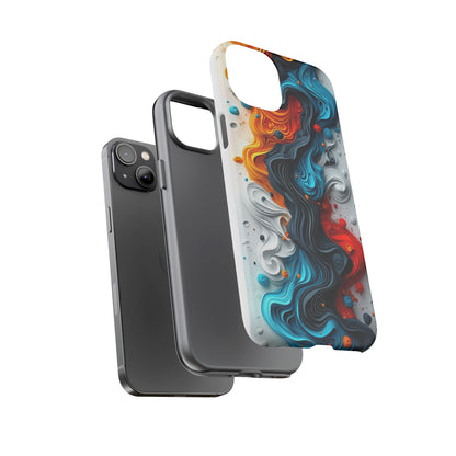 Vibrant Phone Case - Colorful Abstract Design, Tough Case for Protection, Unique Gift for Art Lovers, Stylish Cell Phone Accessory