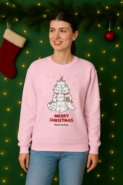 Christmas Cats Sweatshirt