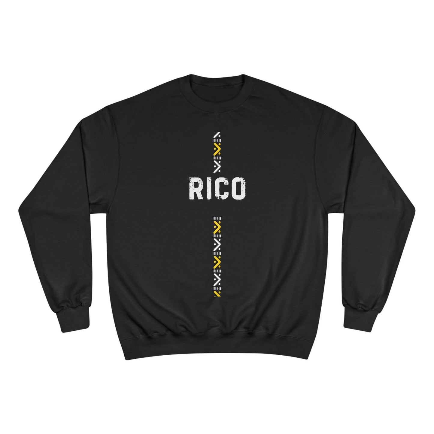 Rico Champion Sweatshirt - Stylish Black Sweatshirt with Bold Design
