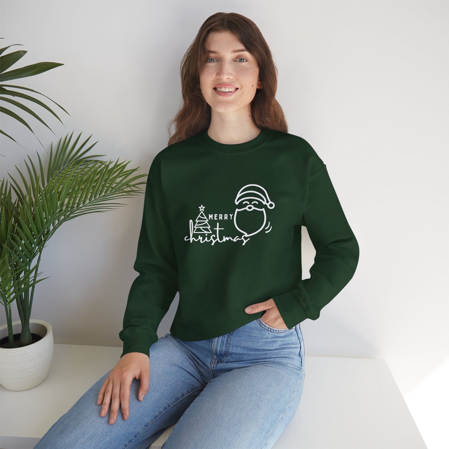 Christmas Santa Crewneck Sweatshirt