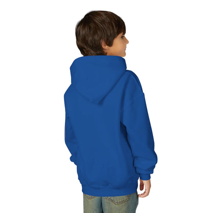 Youth Hooded Sweatshirt - Fresh & Fearless Graphic, Unique Gift for Kids, Casual Wear, Street Style, Comfort Apparel