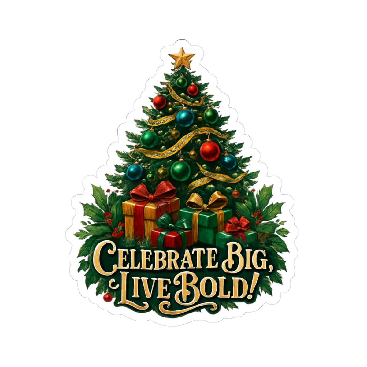 Christmas Tree Sticker